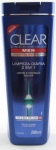 Shampoo Clear Men 2X1 Limpeza Diária 200 ml